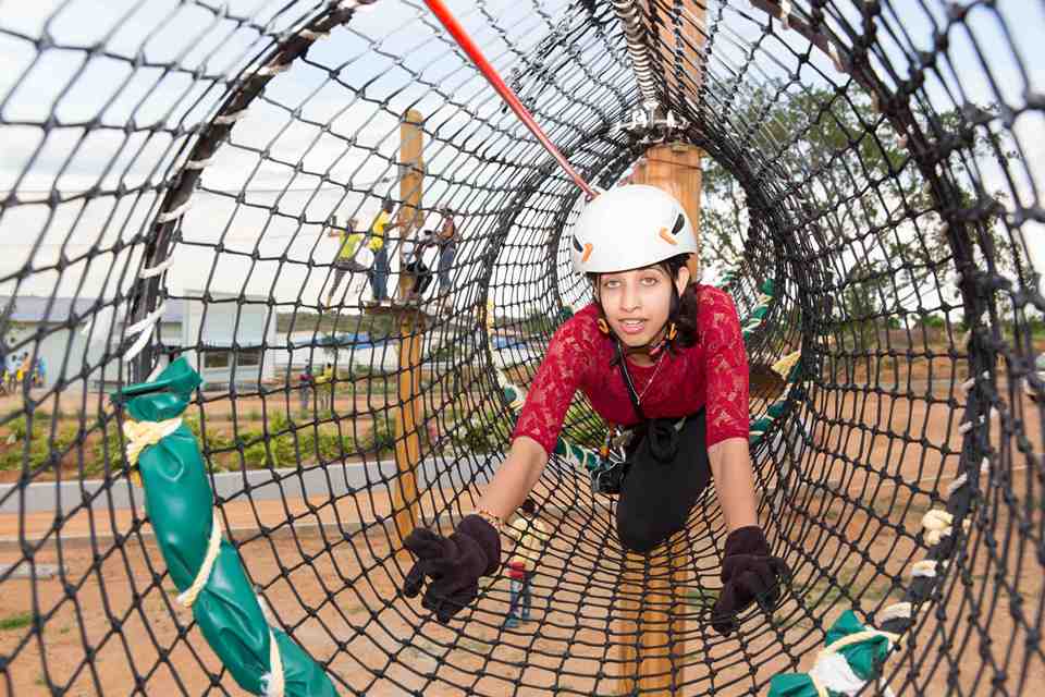 Fun-filled net course challenge at Sahas Ramoji Park